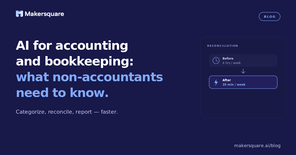 AI for accounting and bookkeeping: what non-accountants need to know