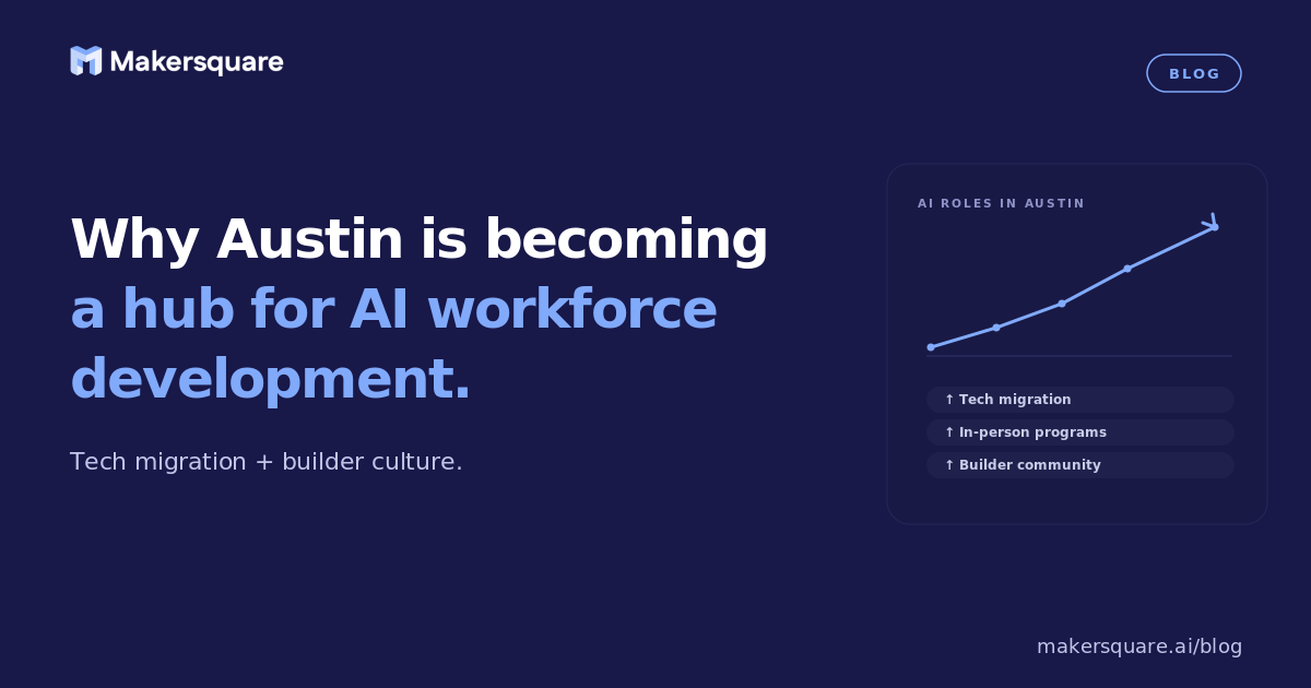 Why Austin is becoming a hub for AI workforce development
