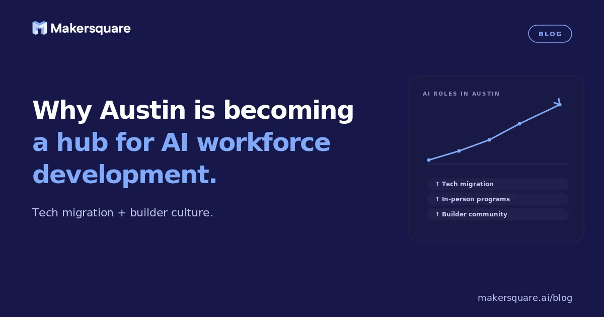 Why Austin is becoming a hub for AI workforce development