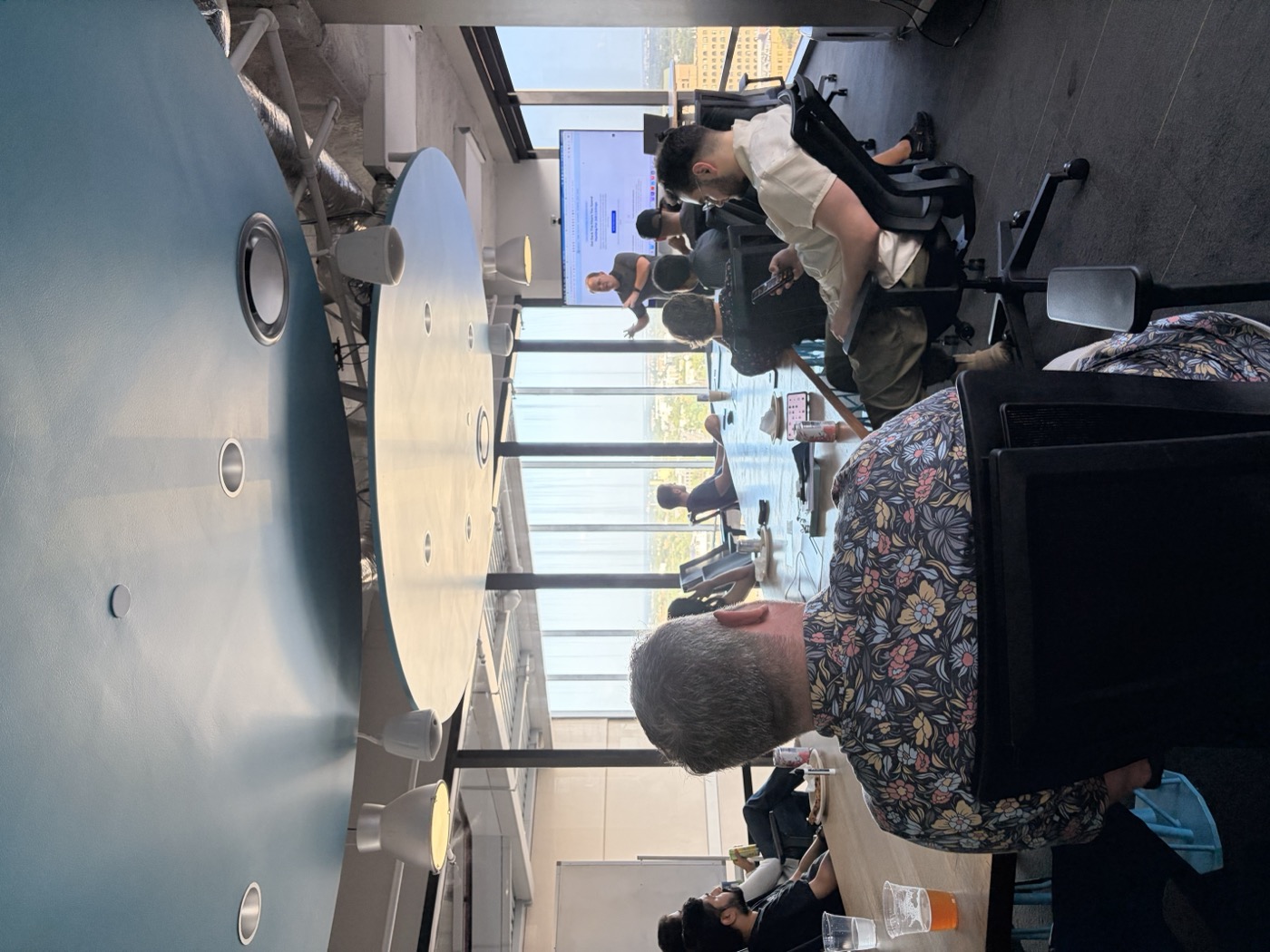 Ted presenting his finished product to a packed room on Cohort 1 Demo Day, July 17