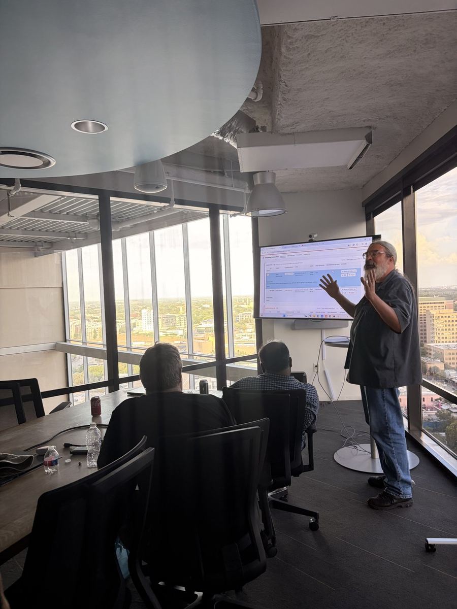 Chris walks the room through his shelter dashboard