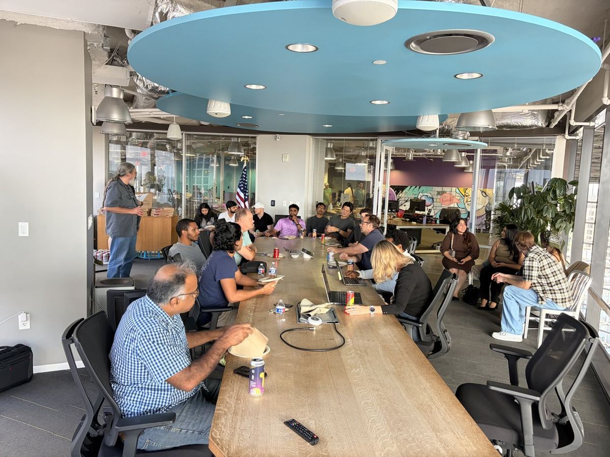 Cohort 2 in the room, downtown Austin